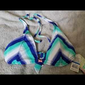 NWT Hobie triangle bikini top rope sz XL
